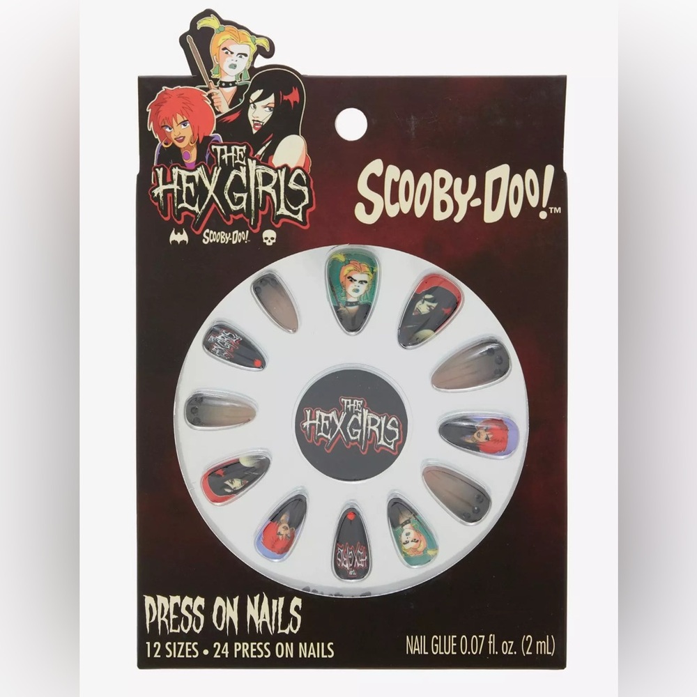 Scooby-Doo!‎ The Hex Girls Faux Nail Set Hot Topic Halloween Cosplay